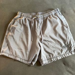 Nike Woven Navy Shorts with 5.5 Inch Inseam